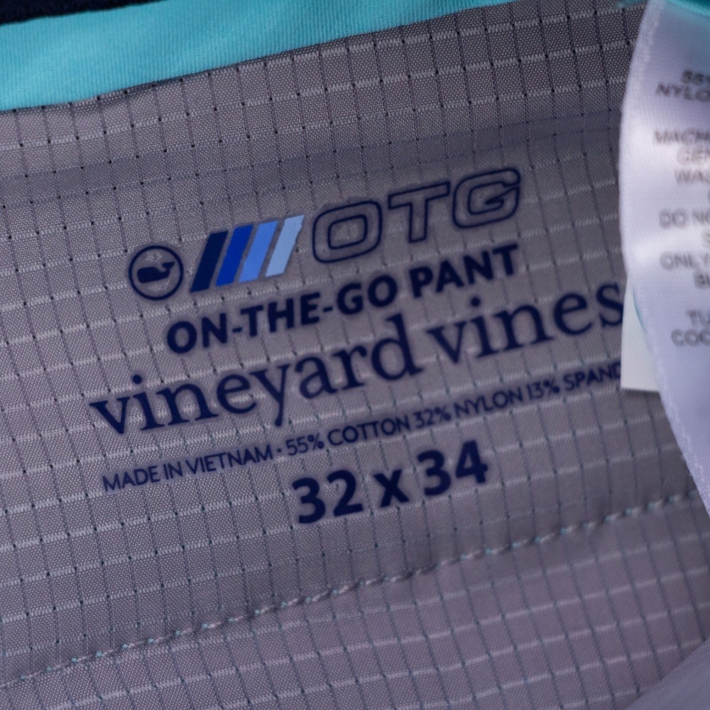 Vineyard Vines On The Go Pants Mens 33x27 Performance Stretch Golf Casual Chinos - Picture 5 of 13